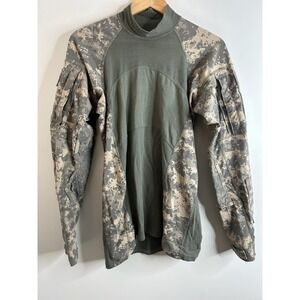 Massif Army Combat Shirt Digital Camo Long Sleeve Mock Neck Men's XS Utility